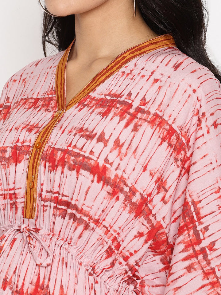 Tribal Print Maternity Kaftan