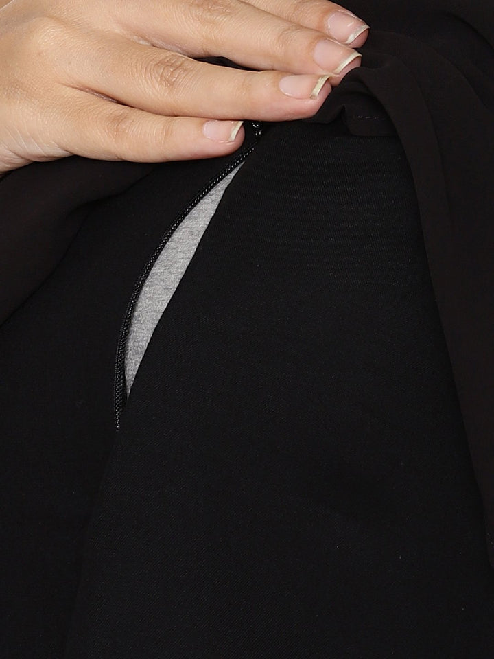 Maternity One-Shoulder Georgette Top