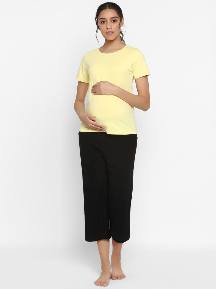 2pc. Maternity Capri + T-shirt Set