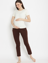 Maroon Maternity Pants