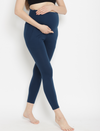 Blue Maternity Leggings