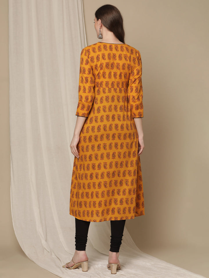 Feeding Anarkali Cotton Kurta