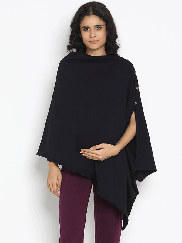 6-in-1 Nursing Cover- Black