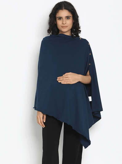 6-in-1 Nursing Cover- East Blue