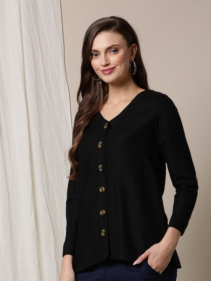 Linen Cotton Nursing Shirt