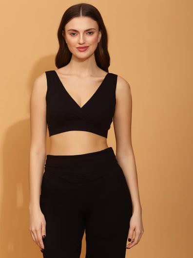 Black Maternity & Nursing Bra