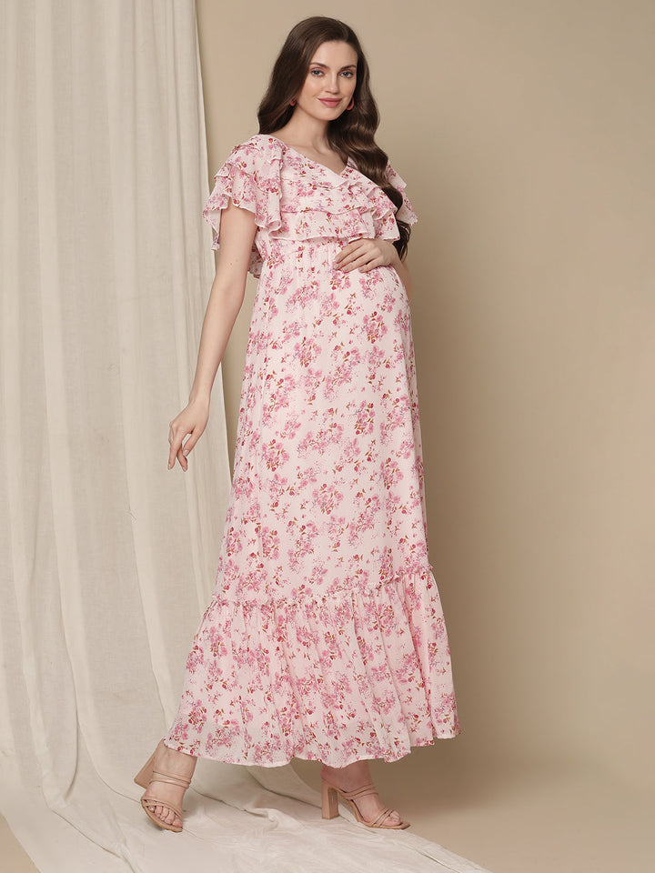 Light Pink Maternity Dress