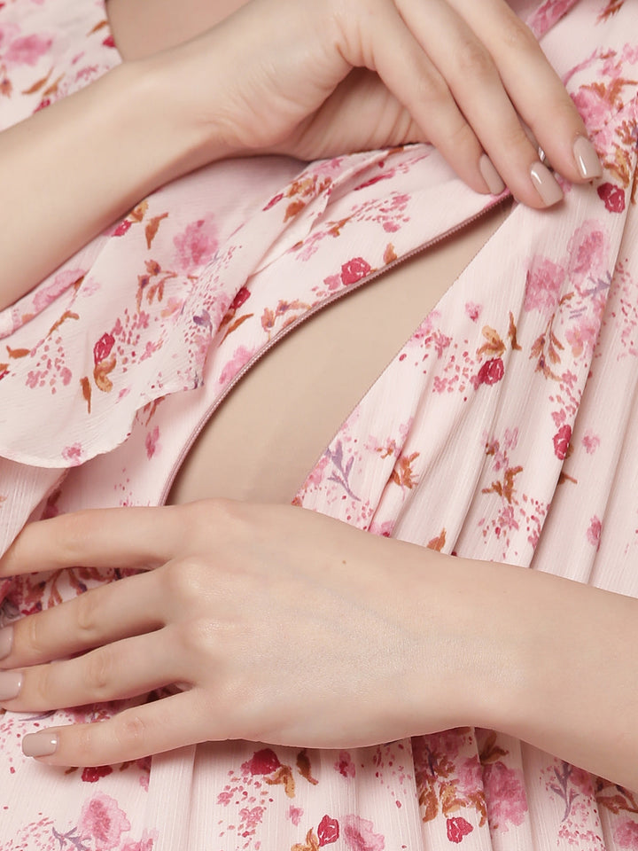 Light Pink Maternity Dress