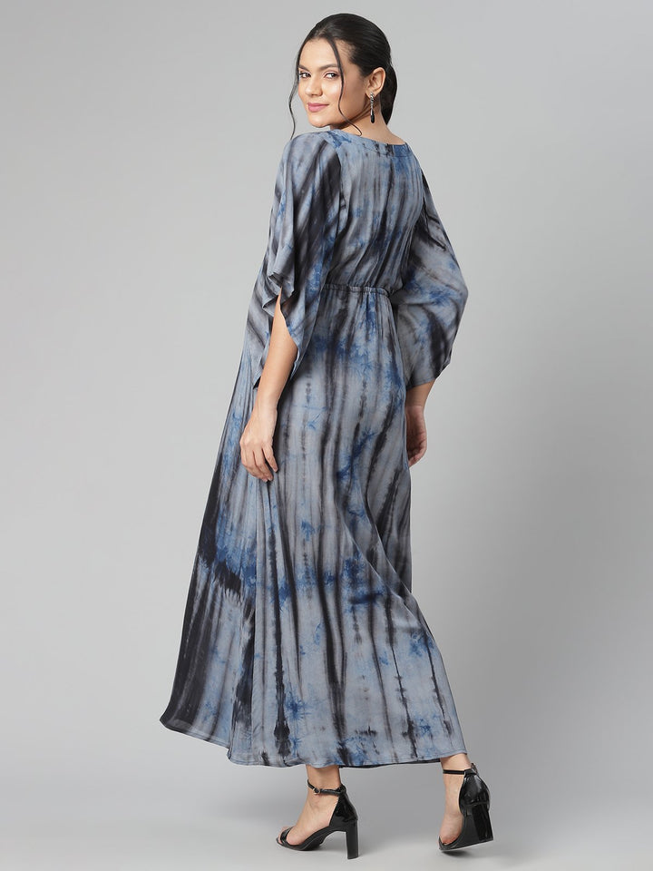 Tie-Dye Maternity Maxi Dress
