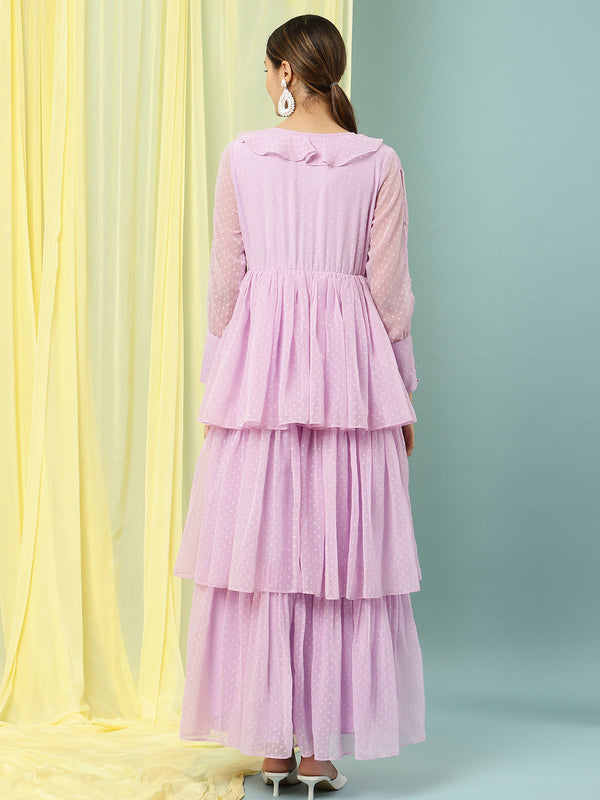 Maternity Tiered Maxi Dress