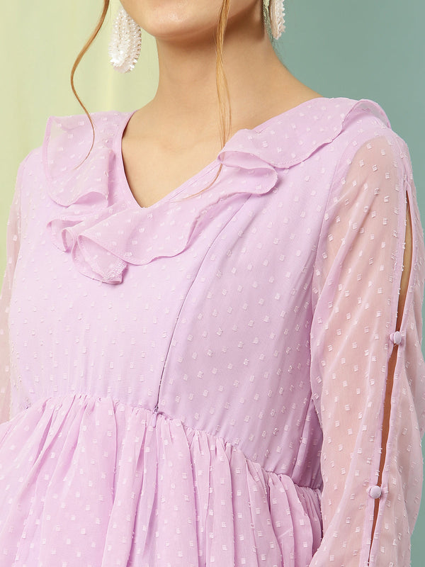 Maternity Tiered Maxi Dress