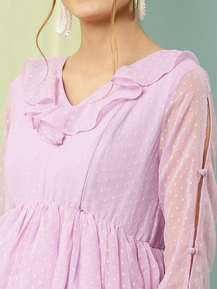 Maternity Tiered Maxi Dress