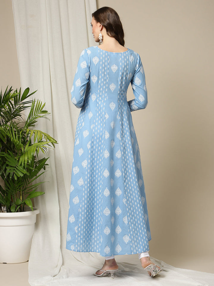 Maternity Anarkali Cotton Kurti