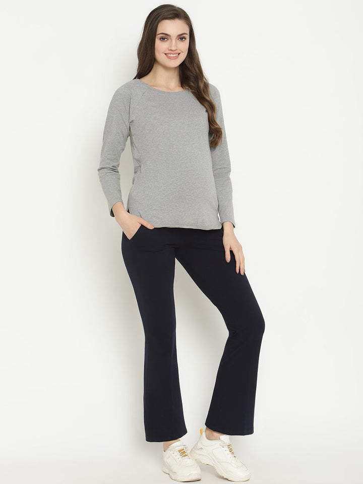 Blue Maternity Pants