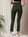 Straight-Leg Maternity Pants- Green