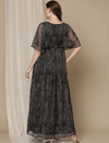 Black Maternity Maxi Dress