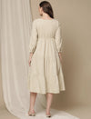 Maternity Cotton Tiered Dress