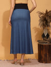 Maternity Denim Long Skirt