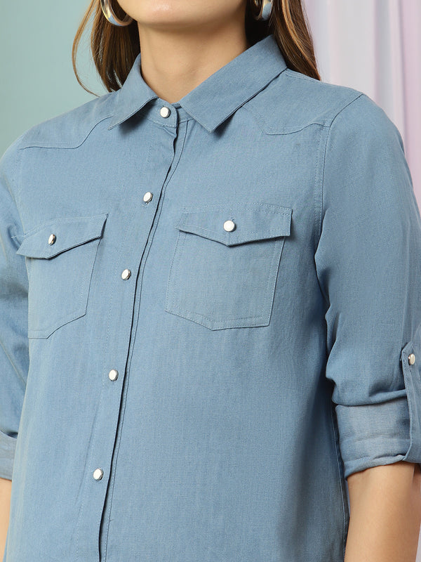Maternity Denim Shirt