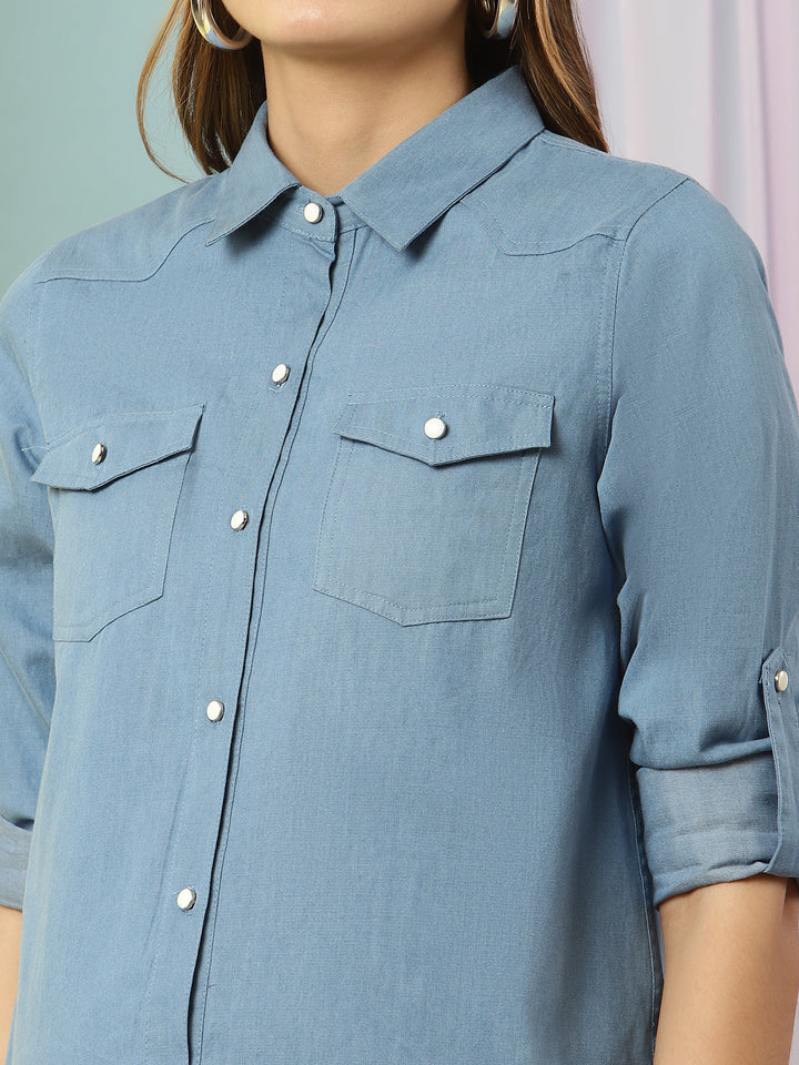 Maternity Denim Shirt