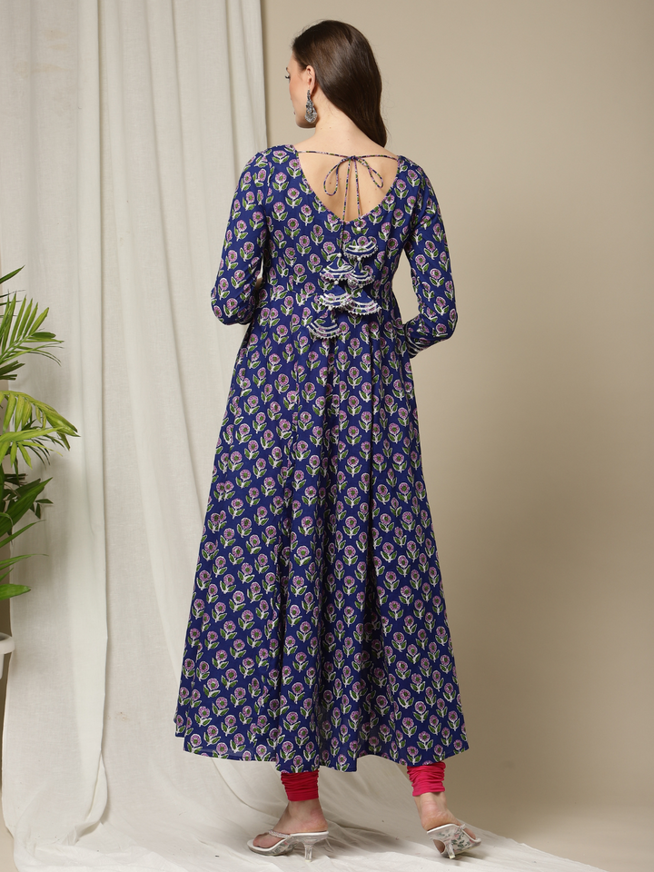 Feeding Anarkali Cotton Kurti