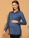 Maternity Denim Tunic