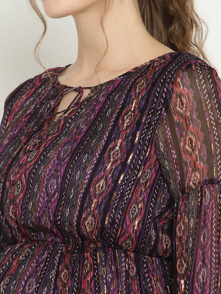 Lurex Nursing Dress