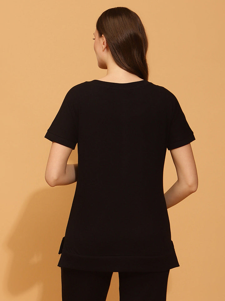 Maternity Ribbed-Knit Top