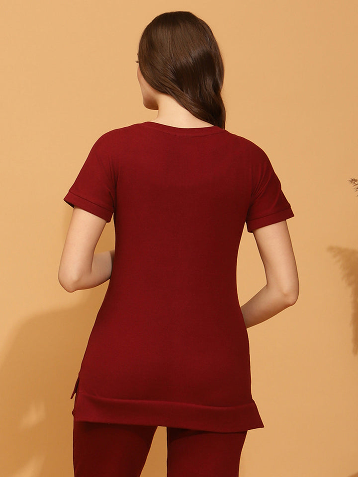 Maternity Ribbed-Knit Top