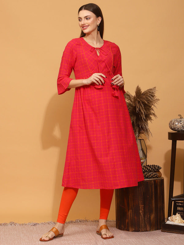 Buy Feeding Anarkali Cotton Kurti