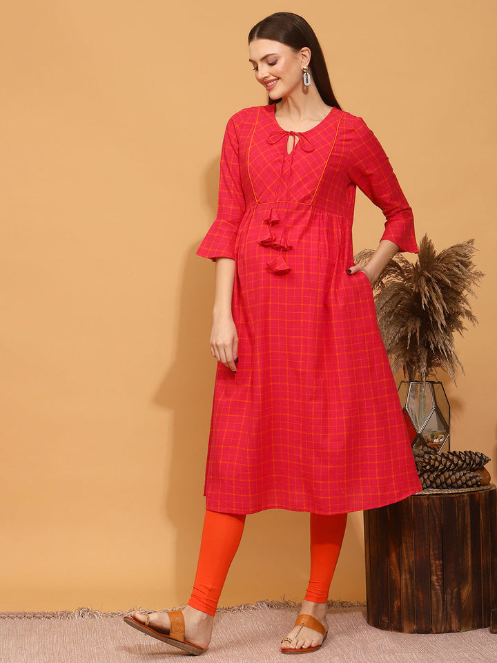 Maternity A-Line Cotton Kurti