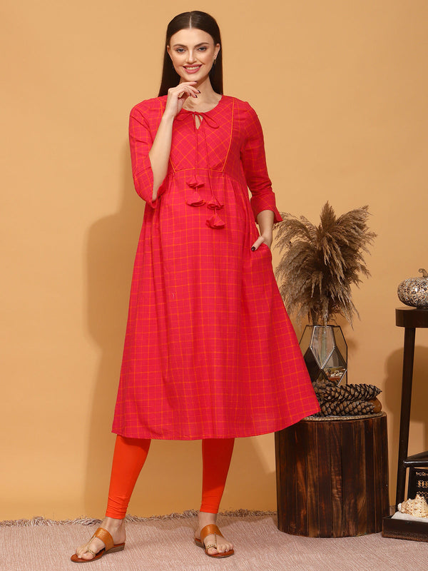 2pc. Maternity Kurti + Churidar Set