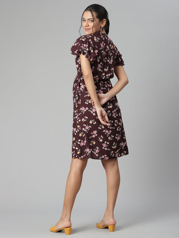 Maternity Button-Front Dress