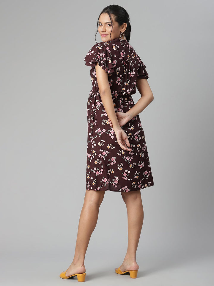 Maternity Button-Front Dress