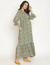 Floral Maternity Maxi Dress