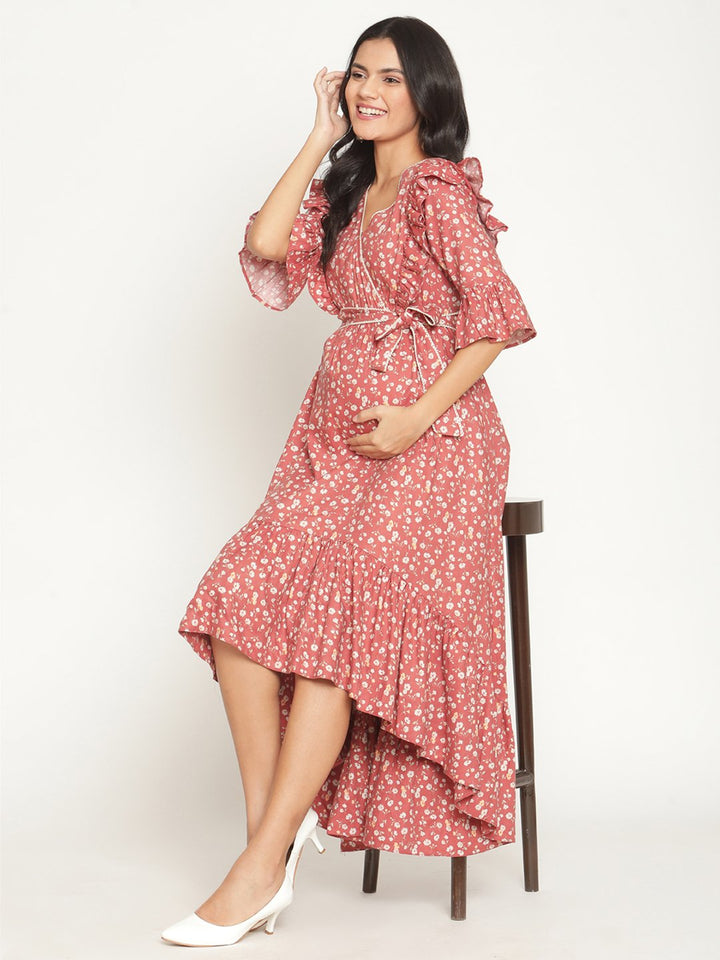 Hi Low Maternity Dress