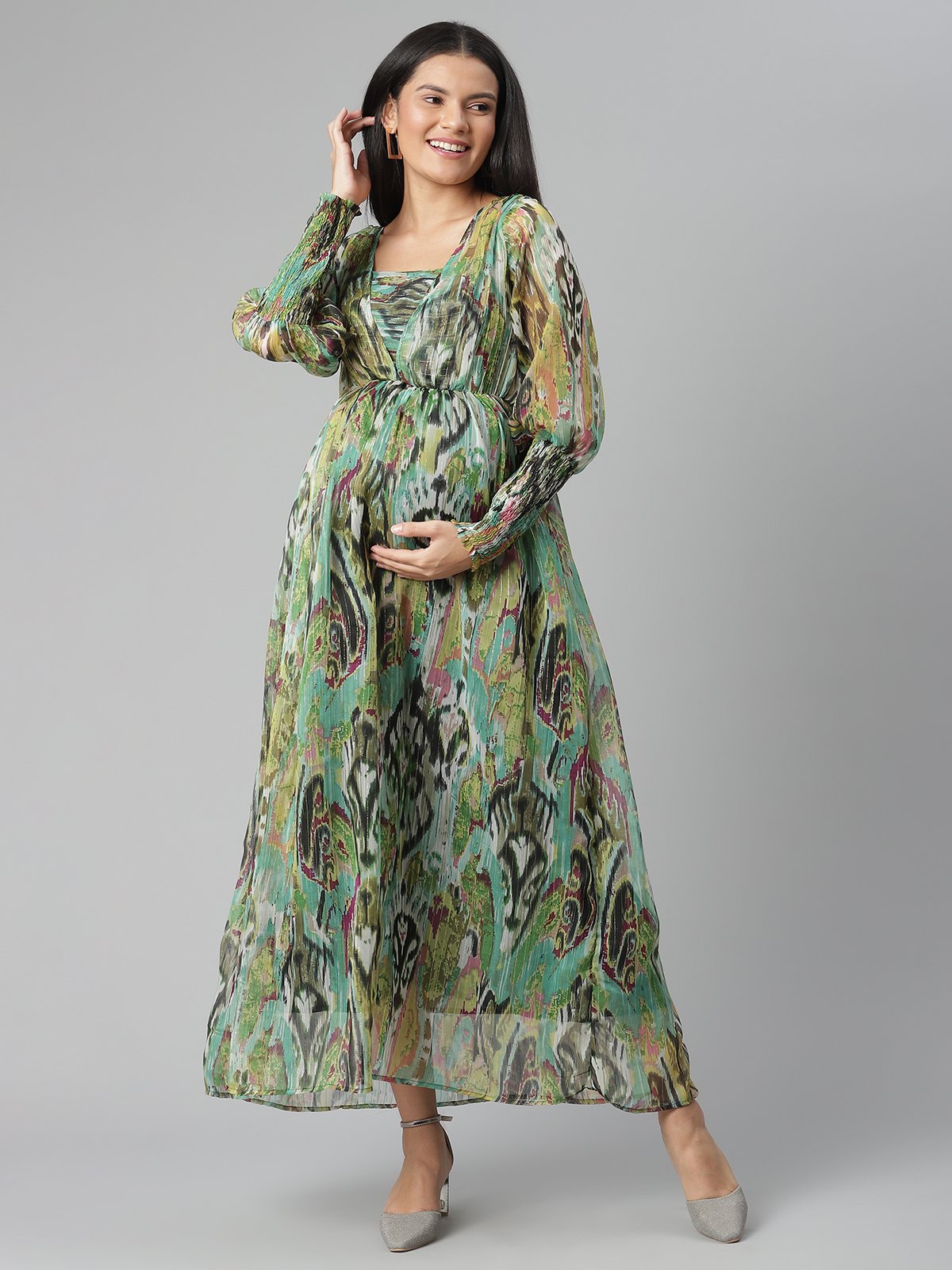 Navy Paisley Maternity & Nursing Concealed Zips Kurta | Indian maternity  wear, Indian maternity, Maternity nursing dress