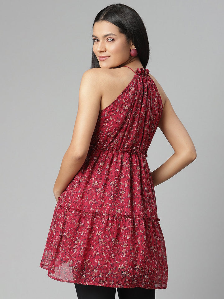 Maternity Tiered Halter Top