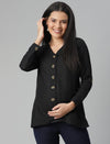 Linen Cotton Maternity Shirt