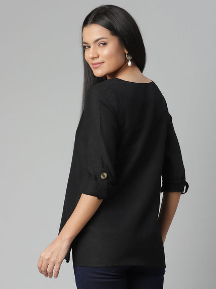 Linen Cotton Nursing Shirt