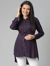 Maternity Adjustable Tunic Top