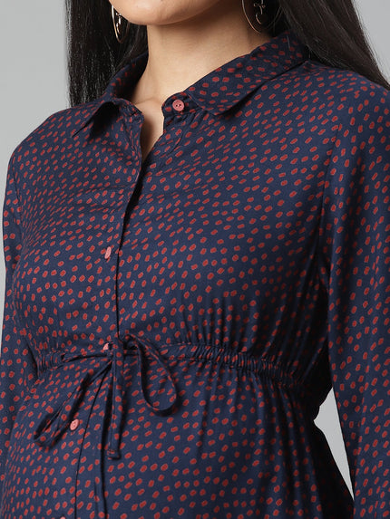 Maternity Adjustable Tunic Top