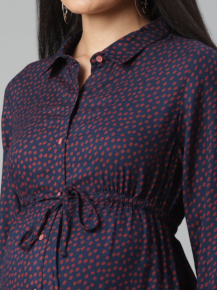 Maternity Adjustable Tunic Top