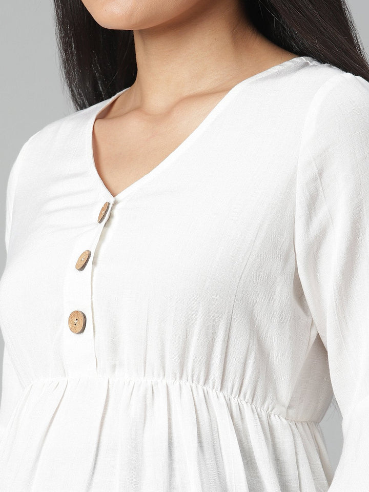 Linen Cotton Feeding Top