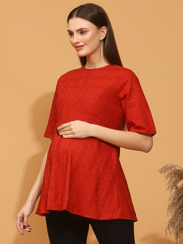 Maternity Embroidered Tunic