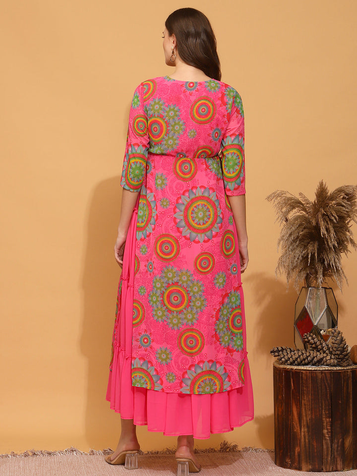 Feeding Double Layer Dress