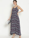 Knotted Maternity Maxi Dress