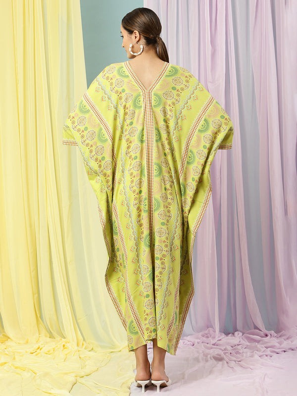 Boho Maternity Kaftan Maxi