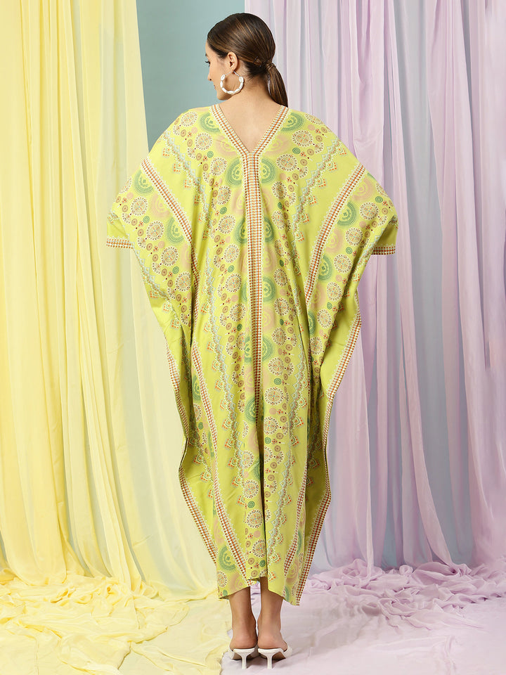 Boho Maternity Kaftan Maxi