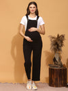 Maternity Dungarees- Black